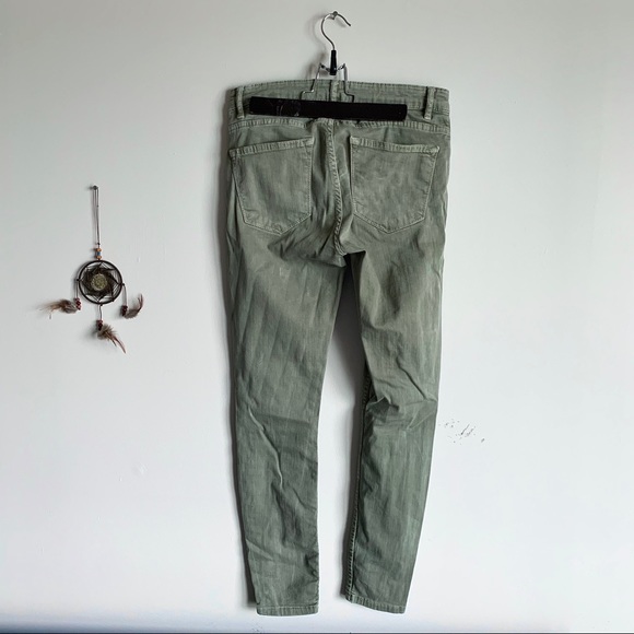 Zara Army Green Jeans - Picture 3 of 3